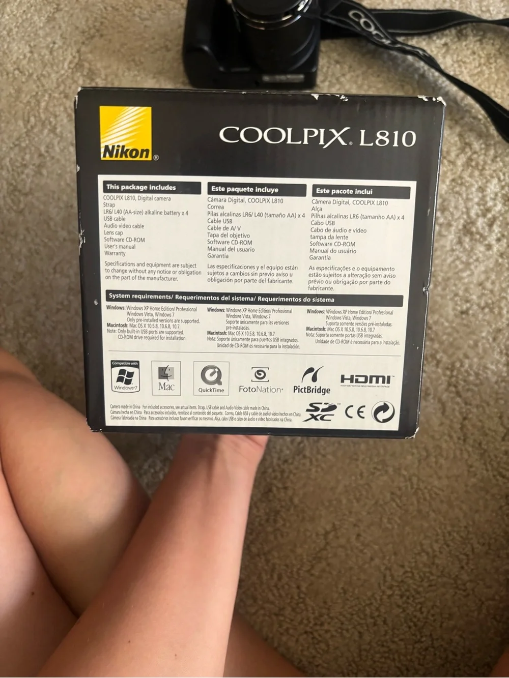 Nikon COOLPIX L810 Digital Camera - Black